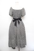 画像3: PINK HOUSE / ドットワンピース  黒ｘ白 S-26-01-08-044-LO-OP-AS-ZS (3)