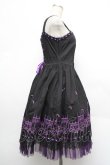 画像2: LOLITA / ワンピース  黒ｘ紫 S-26-01-08-046-LO-OP-AS-ZS (2)