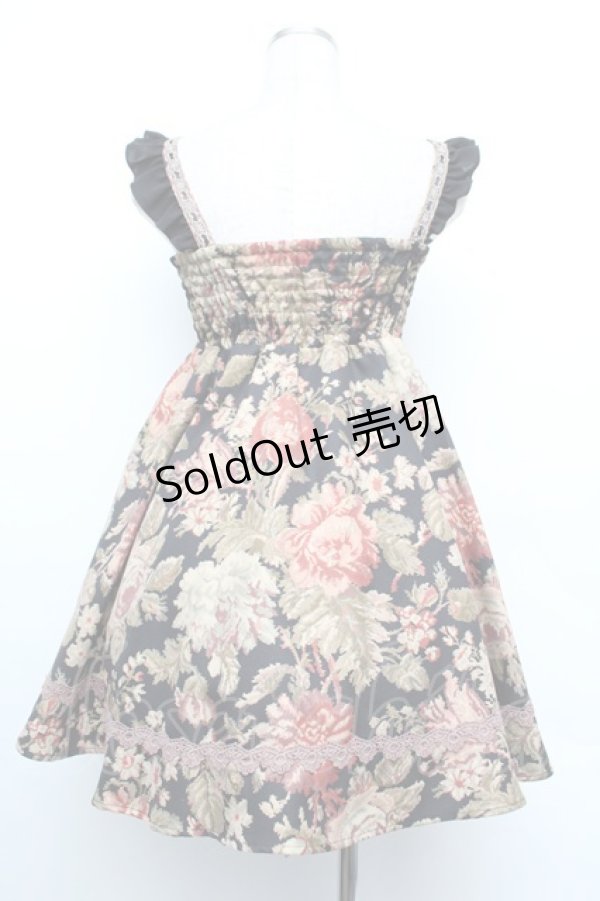 画像3: axes femme / ゴブラン柄チュニック  黒 S-26-01-08-047-AX-OP-HR-ZS (3)