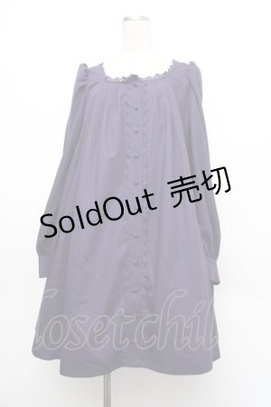 画像: Sheglit / クロスリボンフレアワンピース  紫 S-26-01-08-049-EL-OP-AS-ZS