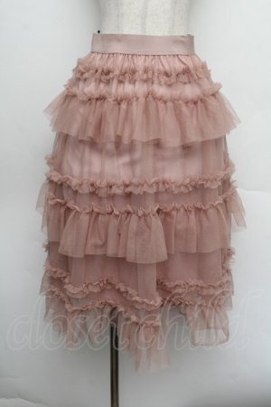 画像: FLC / 星名桜子 チュールスカート  ピンク S-26-01-08-054-LO-SK-AS-ZS