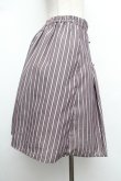 画像2: axes femme POETIQUE / ストライプリボンスカート  ワイン S-26-01-08-058-AX-SK-AS-ZS (2)