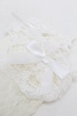 画像2: m petit by misako / AMCSレーシーリボンレース  濃白 S-26-01-08-001-LO-ZA-TK-ZS (2)