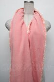 画像3: PINK HOUSE / ロゴノルディックニットマフラー  ピンク S-26-01-08-009-LO-ZA-HR-ZS (3)