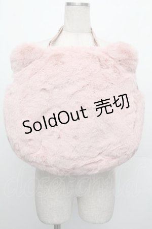 画像: PINK HOUSE / PINK HOUSE×misako aoki くまみみファーバッグ  ピンク S-26-01-08-012-LO-BG-HR-ZS