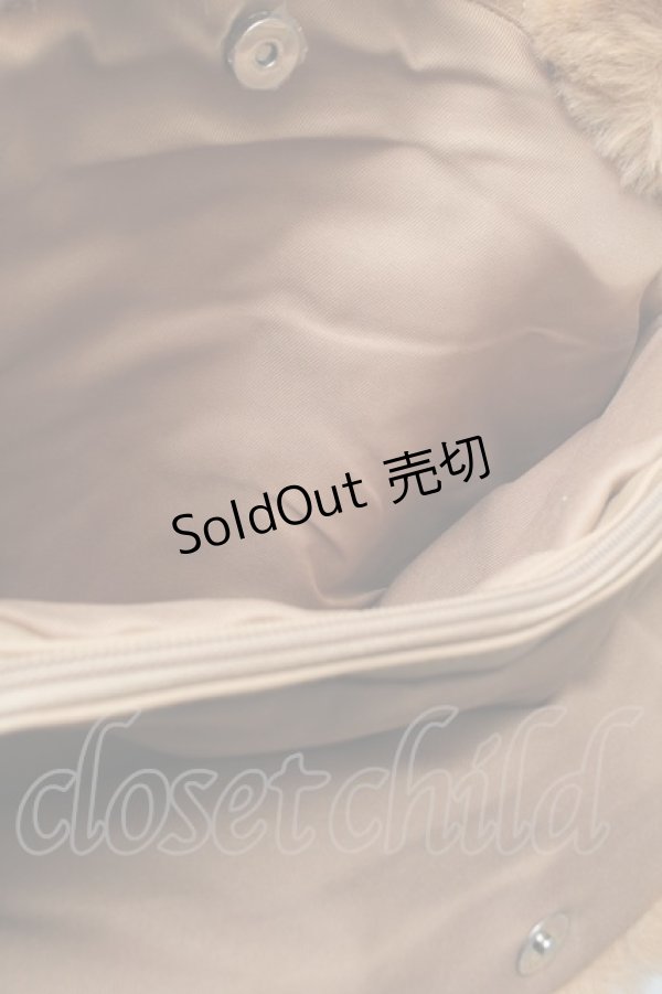 画像3: PINK HOUSE / PINK HOUSE×misako aoki くまみみファーバッグ  ベージュ S-26-01-08-013-LO-BG-HR-ZS (3)