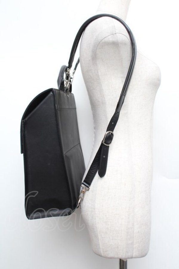 画像2: Jane Marple / リボンスクールバッグ  黒 S-26-01-08-015-JM-BG-AS-ZS (2)