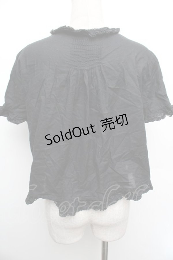 画像3: WONDERFUL WORLD / ピンタックブラウス  黒 S-26-01-08-024-LO-TO-AS-ZS (3)