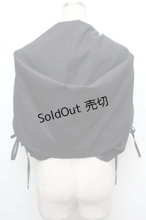 画像3: ATELIER BOZ / hideコラボ・メモリアルＨ フードケープ  黒ｘワイン S-26-01-08-027-EL-JA-HR-ZS (3)