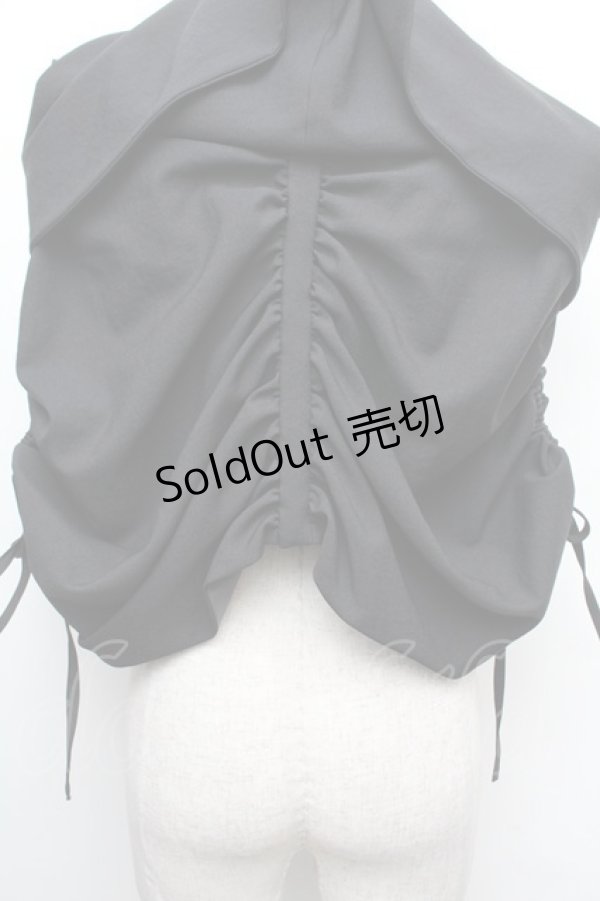 画像4: ATELIER BOZ / hideコラボ・メモリアルＨ フードケープ  黒ｘワイン S-26-01-08-027-EL-JA-HR-ZS (4)