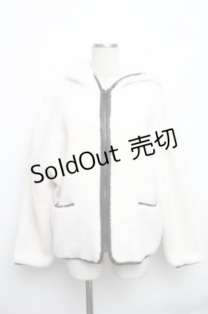 画像: axes femme / ボアジャンパー  オフ S-26-01-09-001-AX-CO-HR-ZTC006