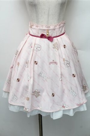 画像: Amavel / FLUFFY YUMMY SOUVENIR スカート  ピンク S-26-01-09-032-CA-SK-AS-ZS
