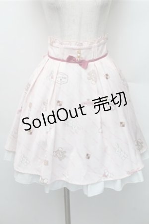 画像: Amavel / FLUFFY YUMMY SOUVENIR スカート  ピンク S-26-01-09-032-CA-SK-AS-ZS