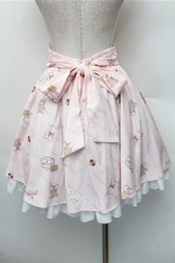 画像2: Amavel / FLUFFY YUMMY SOUVENIR スカート  ピンク S-26-01-09-032-CA-SK-AS-ZS (2)