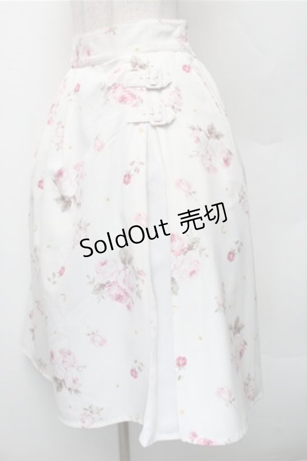 画像3: LIZ LISA / スターリースカイローズスカート  白 S-26-01-09-035-LO-PA-HR-ZS (3)