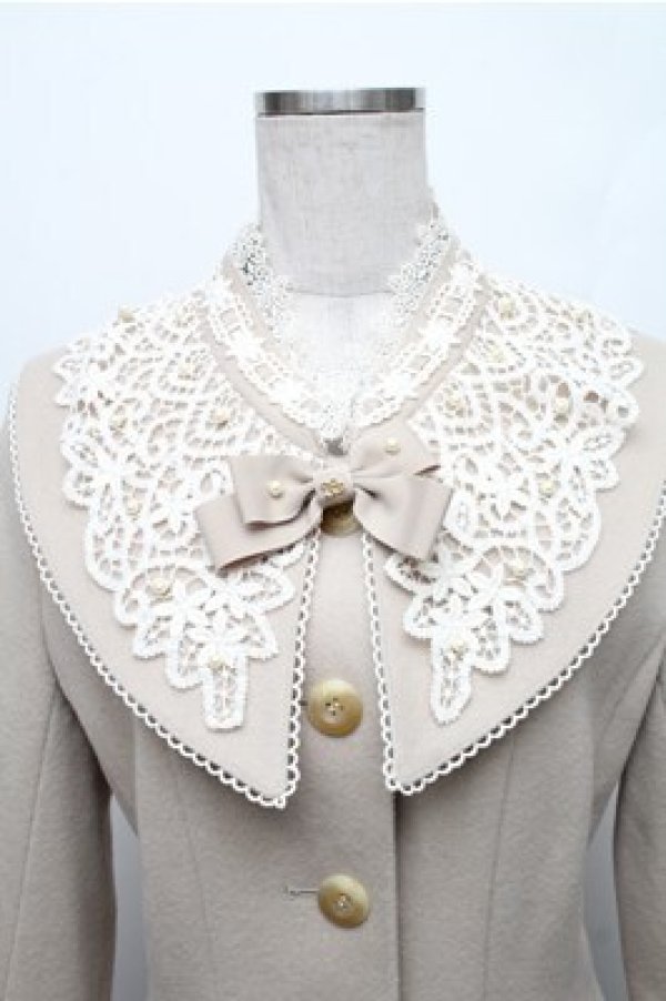 画像3: Innocent World / ブロンシュウールハーフコート M ベージュ S-26-01-09-005-IW-CO-HR-ZS (3)