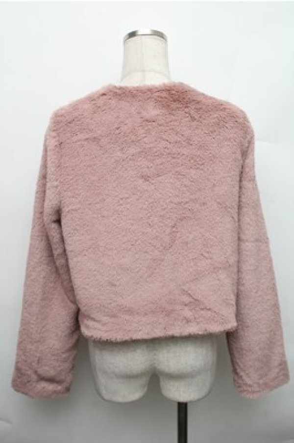 画像2: HONEY SALON / リボンファージャケット F ピンク S-26-01-09-006-EL-JA-SZ-ZT154 (2)