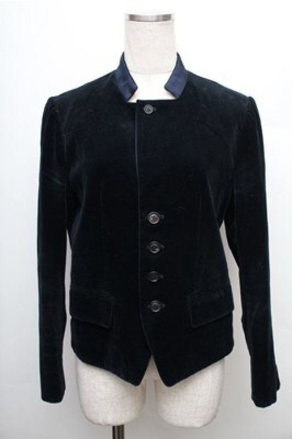 画像1: Jane Marple Dans Le Salon / 別珍ジャケット  濃紺 S-26-01-09-015-JM-JA-AS-ZT008 (1)