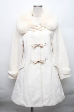 画像: LIZ LISA / パールリボンビットコート  キナリ S-26-01-09-016-LO-CO-HR-ZS