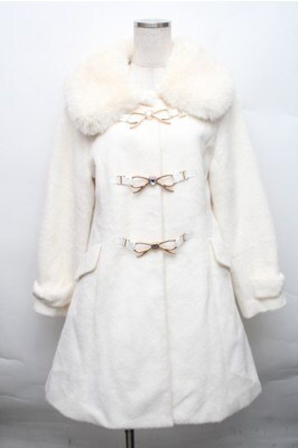 画像1: LIZ LISA / パールリボンビットコート  キナリ S-26-01-09-016-LO-CO-HR-ZTC002 (1)