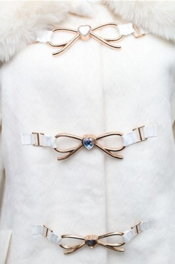 画像3: LIZ LISA / パールリボンビットコート  キナリ S-26-01-09-016-LO-CO-HR-ZTC002 (3)