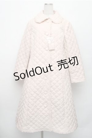 画像: PINK HOUSE / キルティングロングコート  オフ S-26-01-09-020-LO-CO-AS-ZS