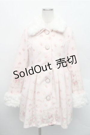 画像: LIZ LISA / 花柄コート  ピンク S-26-01-09-022-LO-CO-AS-ZTC028