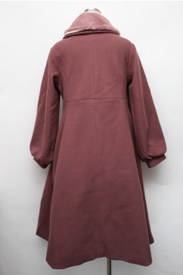 画像2: m petit by misako / AM*リボンコート M ピンク S-26-01-09-023-LO-CO-HR-ZS (2)