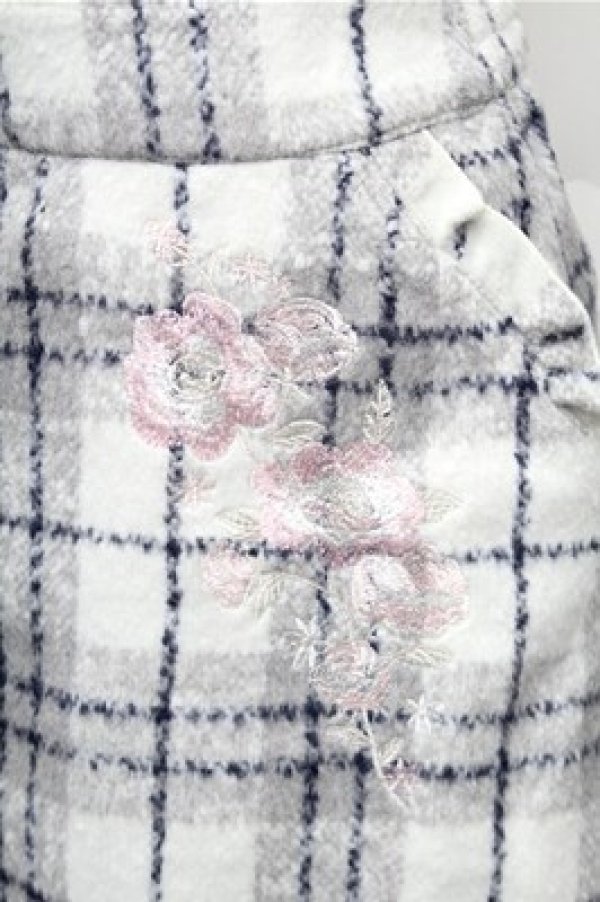 画像3: LIZ LISA / チェック台形スカート  グレー S-26-01-09-029-LO-SK-AS-ZS (3)