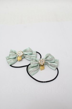 画像: BABY,THE STARS SHINE BRIGHT / ミニストライプリボンゴム  ミント S-26-01-10-004-BA-ZA-HR-ZS