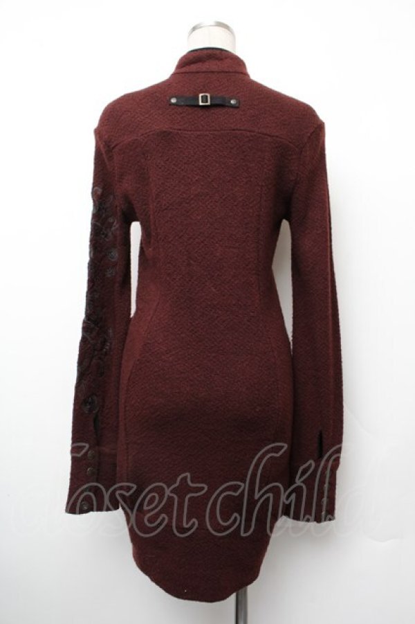 画像3: Ozz Croce / フリルニットカーディガン  ブラウン S-26-01-10-033-OO-TO-AS-ZS (3)