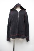 画像2: PEACE NOW / 羽根刺繍パーカー  黒 S-26-01-10-037-PU-TO-AS-ZS (2)