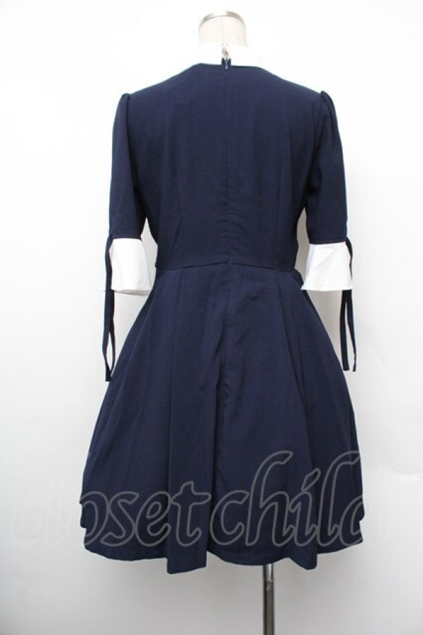 画像3: Rojita / フリルワンピース  紺 S-26-01-10-051-LO-OP-AS-ZS (3)