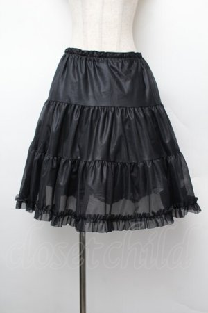 画像: アトリエフク / フリルパニエ  黒 S-26-01-10-064-EL-SK-AS-ZS