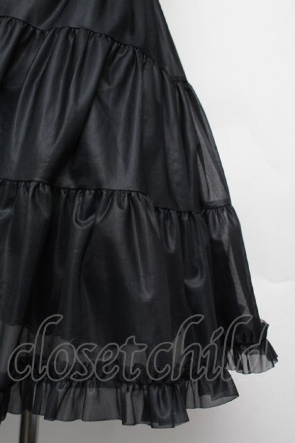 画像3: アトリエフク / フリルパニエ  黒 S-26-01-10-064-EL-SK-AS-ZS (3)