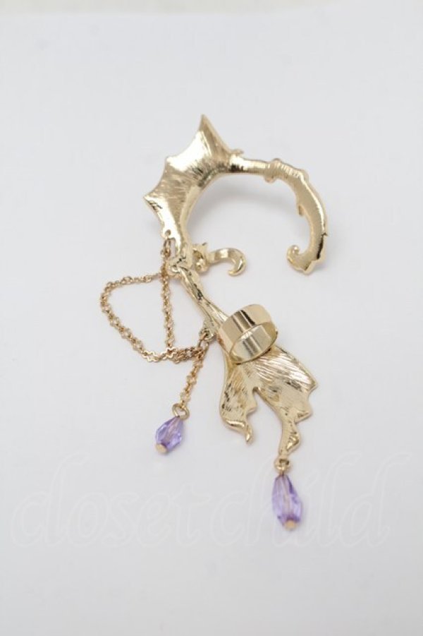 画像2: axes femme POETIQUE / マーメイドストーリーイヤーカフ  ゴールド S-26-01-10-013-AX-AC-HR-ZS (2)