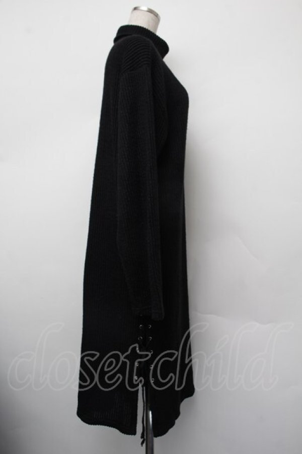 画像2: Rozen Kavalier / スピンドルニットワンピース  黒 S-26-01-10-031-OO-TO-AS-ZS (2)