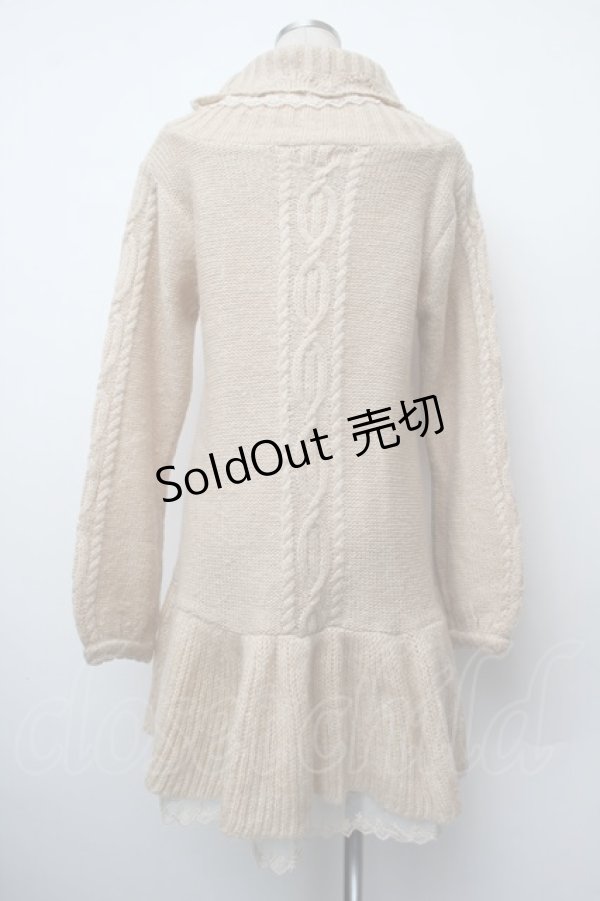 画像3: axes femme / ニットワンピース  オフ S-26-01-10-032-AX-TO-AS-ZS (3)