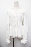 画像4: metamorphose / 木漏れ日のトロイメライ ケープ付き長袖ブラウス 2 白 S-26-01-13-003-ME-BL-HR-ZS (4)
