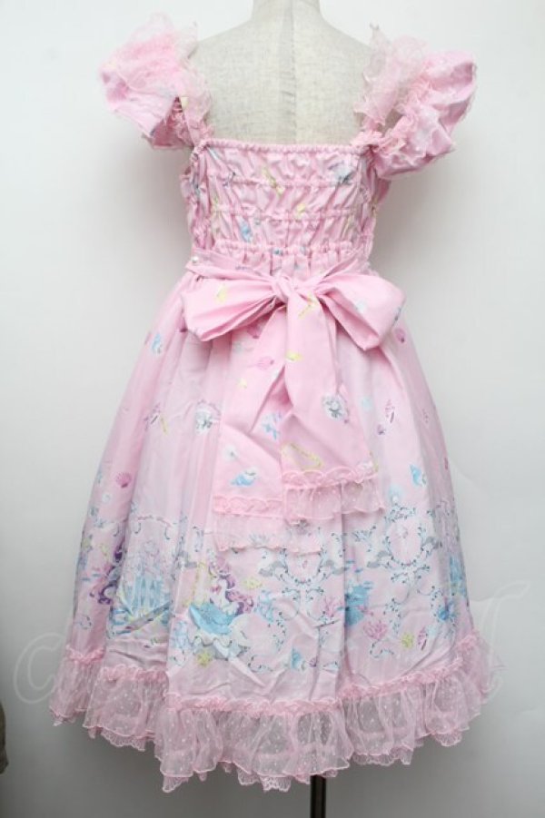 画像3: Angelic Pretty / Chateau d'ecumeジャンパースカートセット  ピンク S-26-01-13-031-AP-OP-HR-ZS (3)