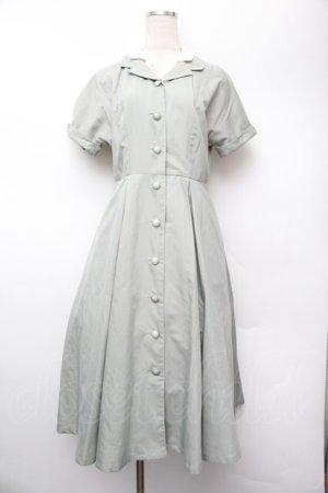 画像: F&A / レースダブル開衿ワンピース  ミント S-26-01-13-034-LO-OP-HR-ZS