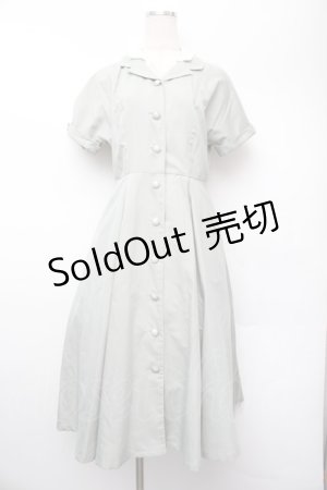 画像: F&A / レースダブル開衿ワンピース  ミント S-26-01-13-034-LO-OP-HR-ZS