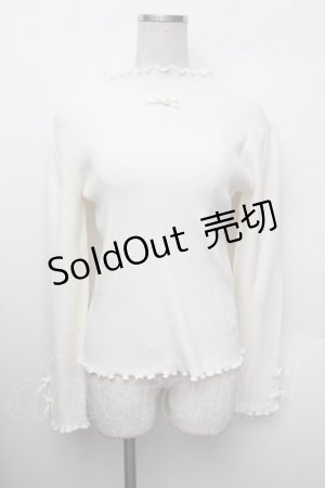 画像: m petit by misako / ハイネックリブニット  アイボリー S-26-01-13-004-LO-TO-HR-ZS