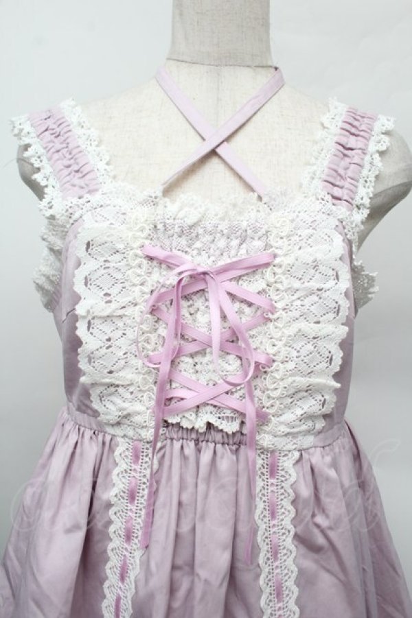 画像4: BABY,THE STARS SHINE BRIGHT / ベビードールジャンパースカート  ラベンダー S-26-01-13-037-BA-OP-AS-ZS (4)