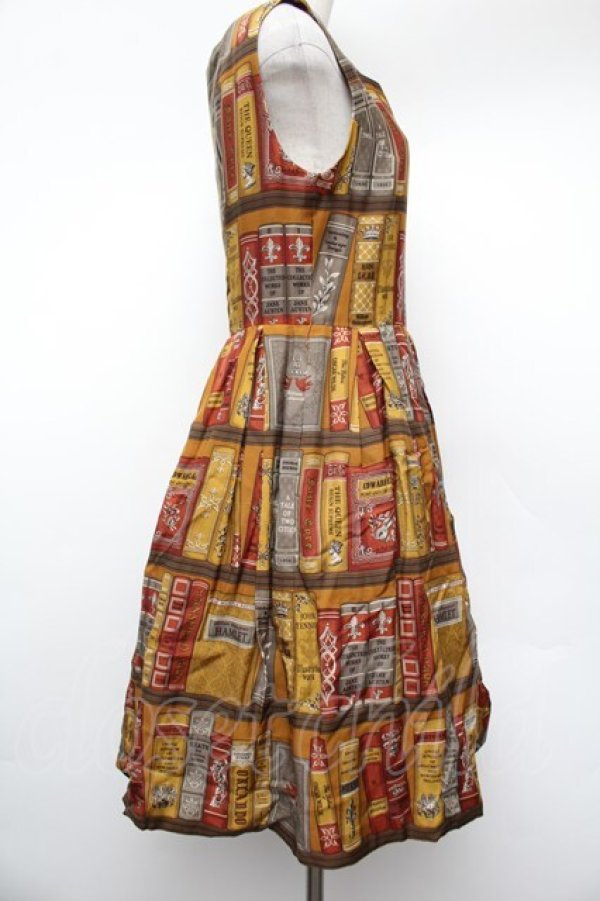 画像3: Jane Marple / Jane's bookcaseスクエアドレス  マスタード S-26-01-13-040-JM-OP-HR-ZS (3)