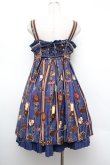 画像3: Angelic Pretty / Chocolate Rosetteジャンパースカート  ネイビー S-26-01-13-043-AP-OP-HR-ZS (3)