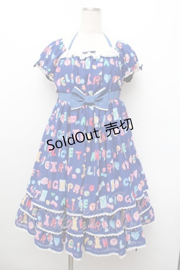 画像1: Angelic Pretty / Toy Dropsワンピース  青 S-26-01-13-046-AP-OP-HR-ZS (1)