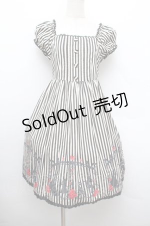 画像: metamorphose / wonder silhouetteワンピース  黒ｘオフ S-26-01-13-048-ME-OP-AS-ZS