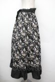 画像2: Kurumi Collaboration / グレイスフルコルセット風ロングスカート  黒 S-26-01-13-054-LO-SK-AS-ZS (2)