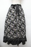 画像3: Kurumi Collaboration / グレイスフルコルセット風ロングスカート  黒 S-26-01-13-054-LO-SK-AS-ZS (3)